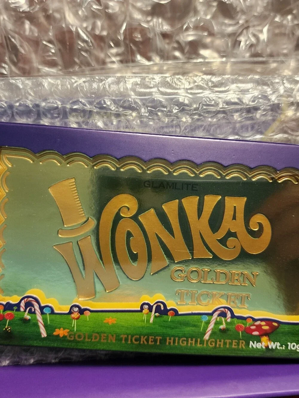 Glamlite X Willie Wonka & The Chocolate Factory PR Box FULL Collection. Rare!